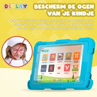 DEPLAY Kids Tablet SMART 4 8 Inch Blauw
