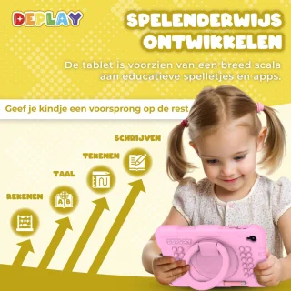 DEPLAY Kids Tablet SMART 4 8 Inch Roze