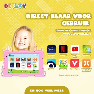 DEPLAY Kids Tablet SMART 4 8 Inch Roze