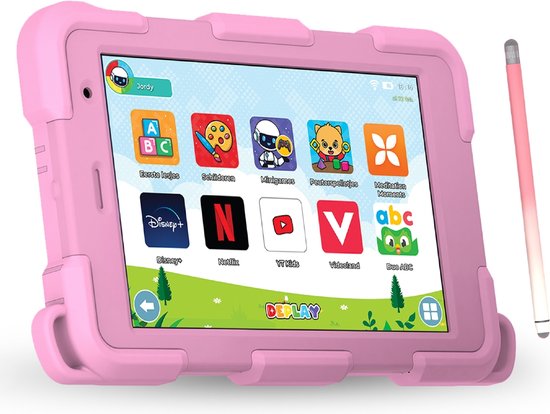 DEPLAY Kids Tablet SMART 4 8 Inch Roze review