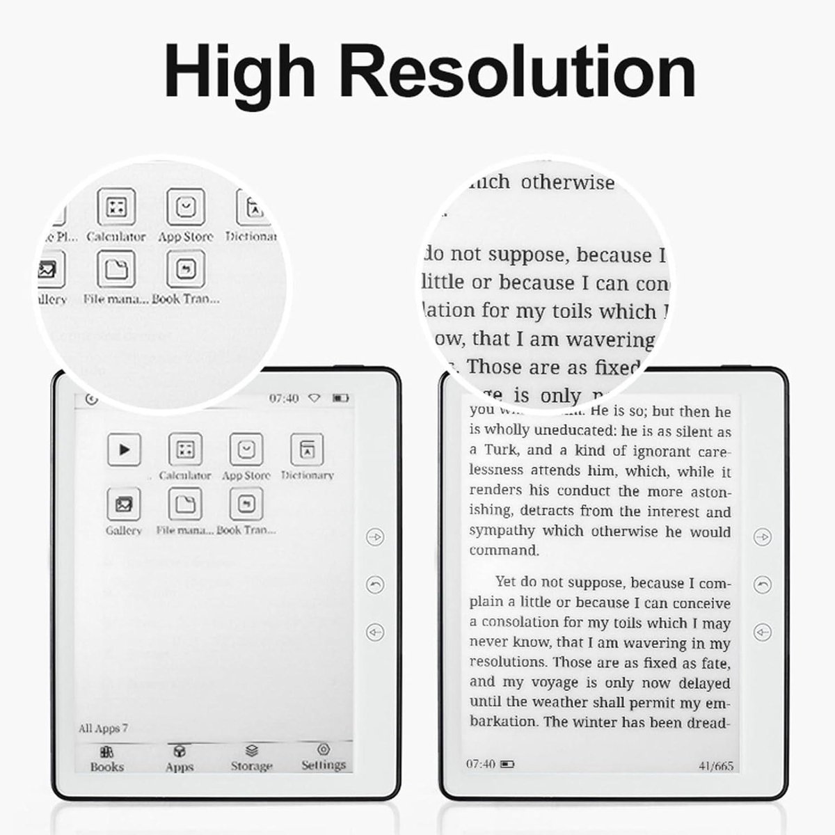 Wat vinden we goed aan de E-boeklezer 6 Inch Touchscreen 1GB RAM 16GB Android 8.1 - Inclusief Hoes en Stylus