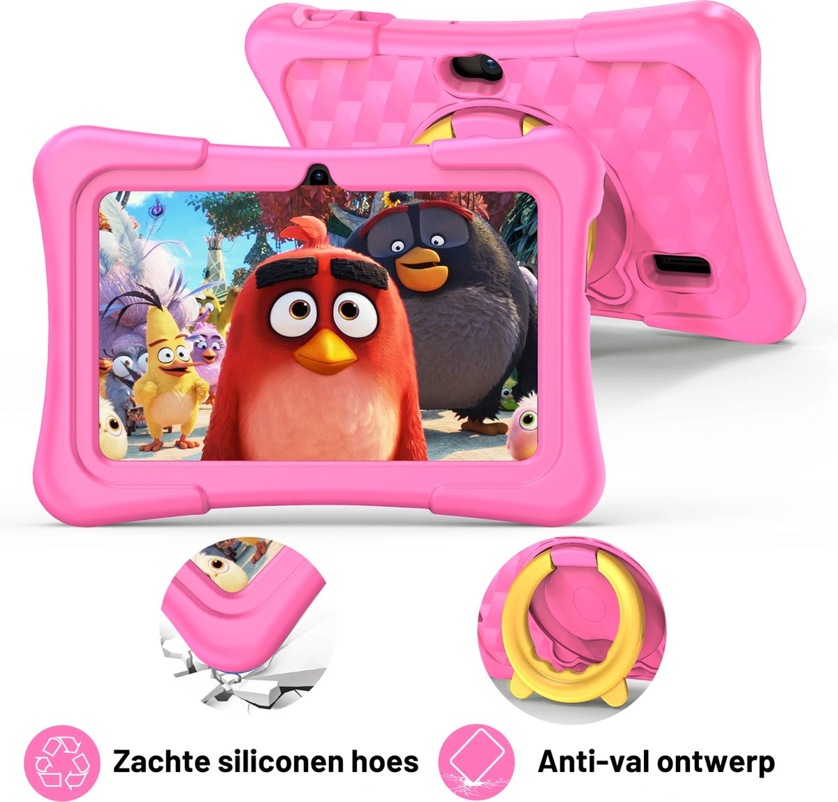 Elementkey Ai-Kids Max 7 inch Kindertablet Android 13 32GB Blauw