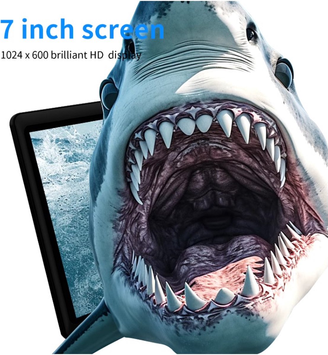 Elementkey K7 Pro 7 Inch Android 11 Tablet 4GB RAM WiFi6 Inclusief Flipcover