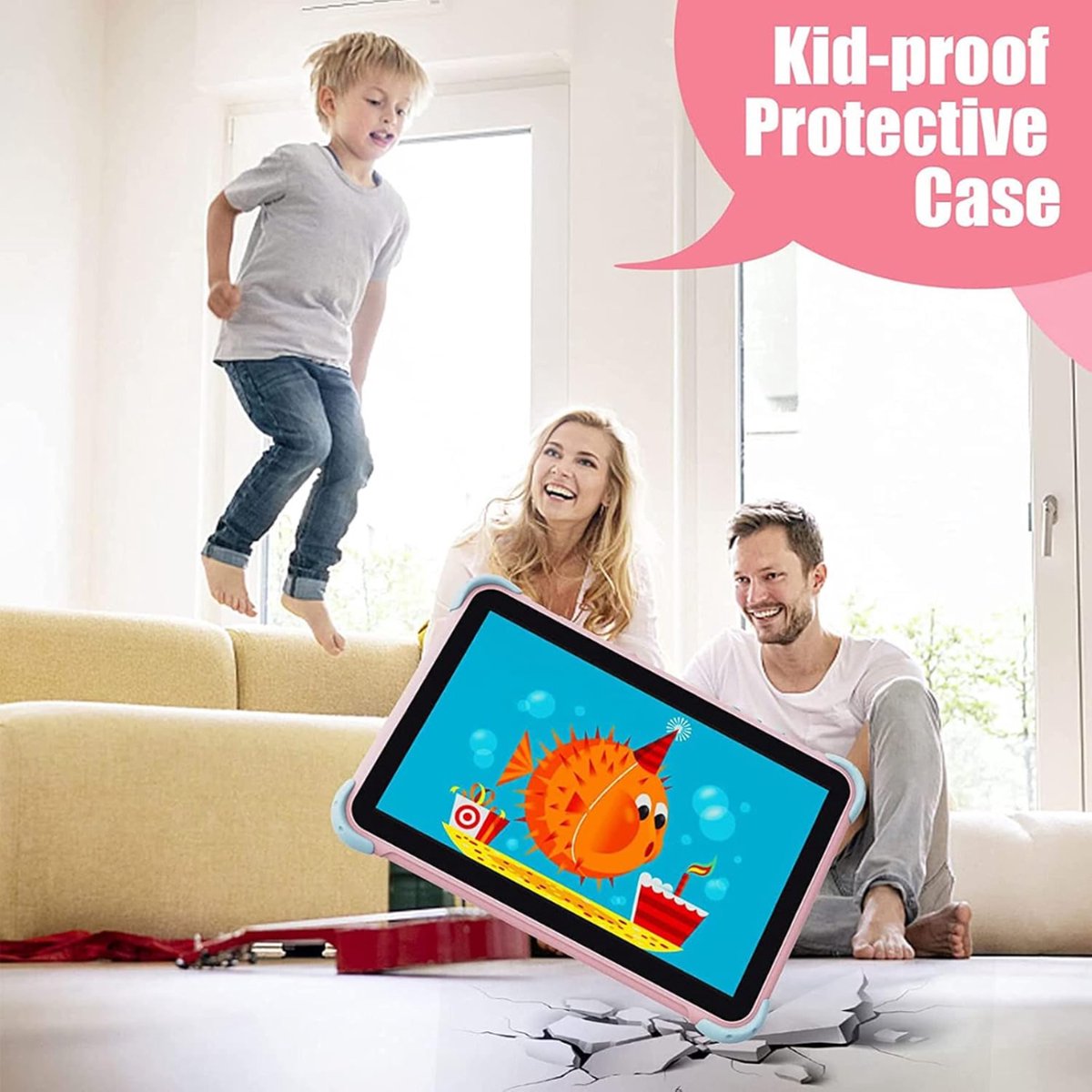 Wat vinden we goed aan de Equivera Kindertablet Kids Tablet 3+ Limited Edition