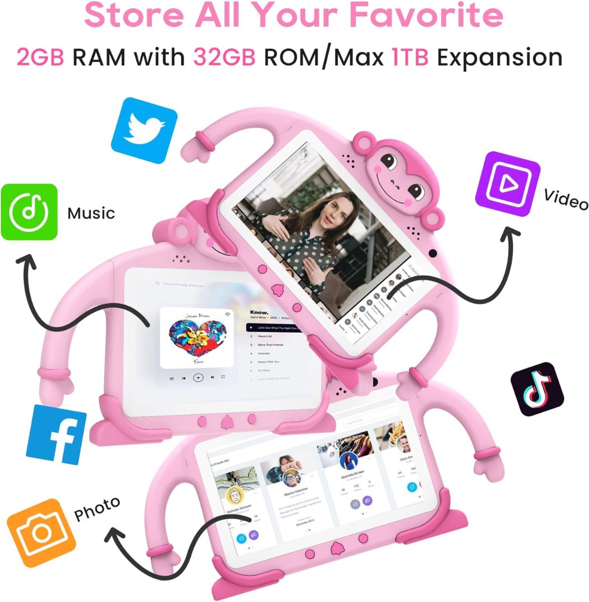 Equivera Kindertablet Kids Tablet 3+ Limited Edition
