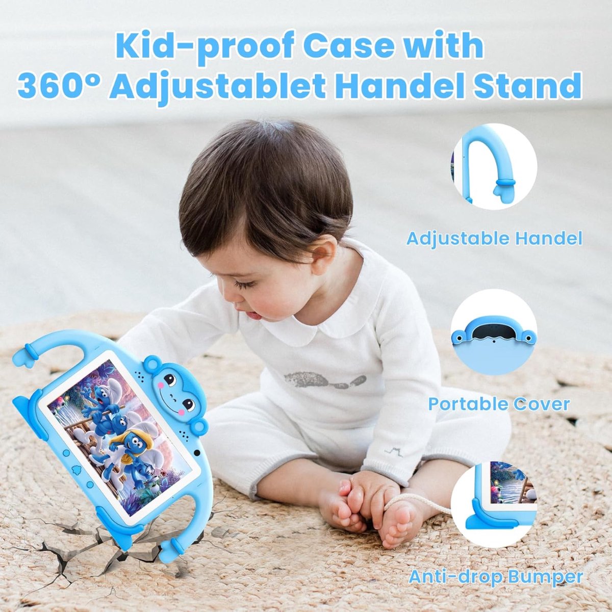 Equivera Kindertablet Kids Tablet Met Beschermhoes Limited Edition