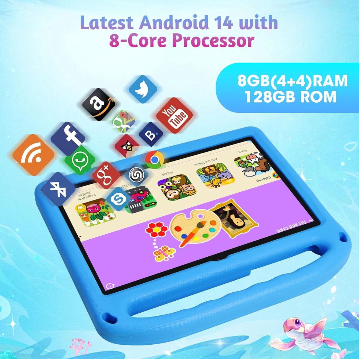 Wat vinden we goed aan de Equivera Kindertablet Kids Tablet Vanaf 3 Jaar Limited Edition