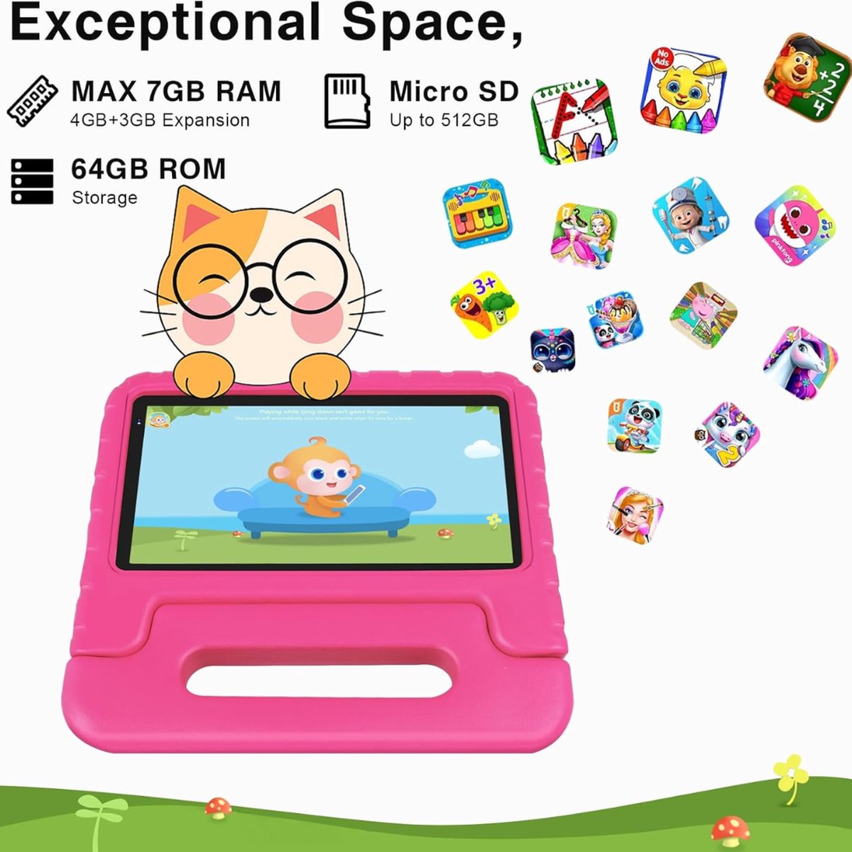 Equivera Kindertablet Kids Tablet vanaf 3 Jaar Limited Edition