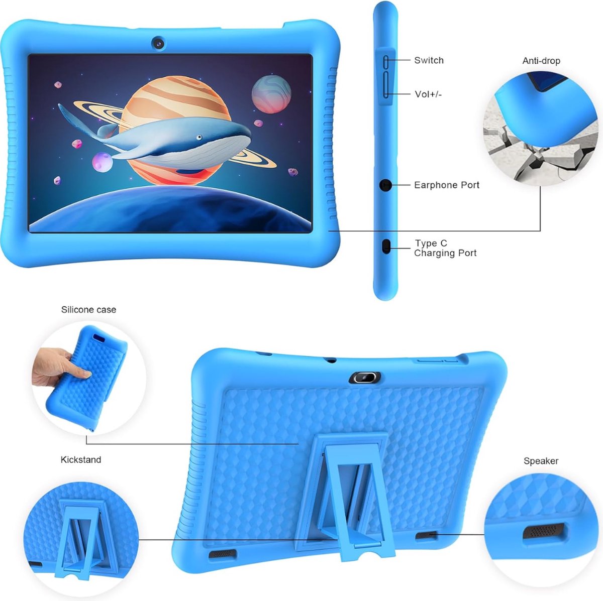 Equivera Kindertablet Kids Tablet Vanaf 3 Jaar Limited Edition