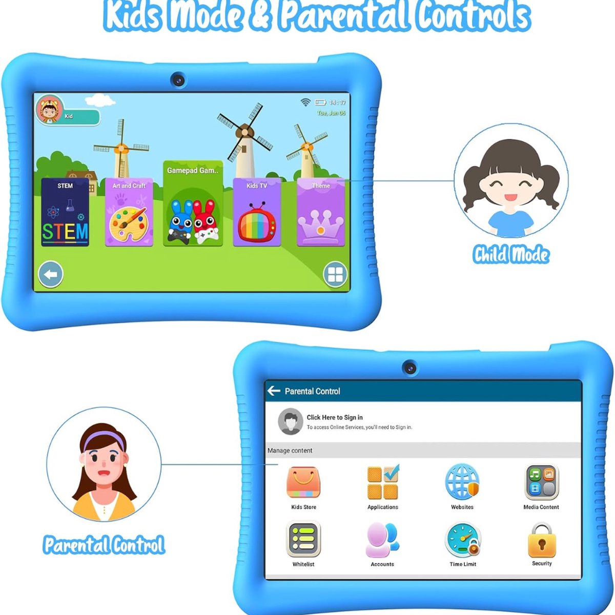 Equivera Kindertablet Kids Tablet Vanaf 3 Jaar Limited Edition