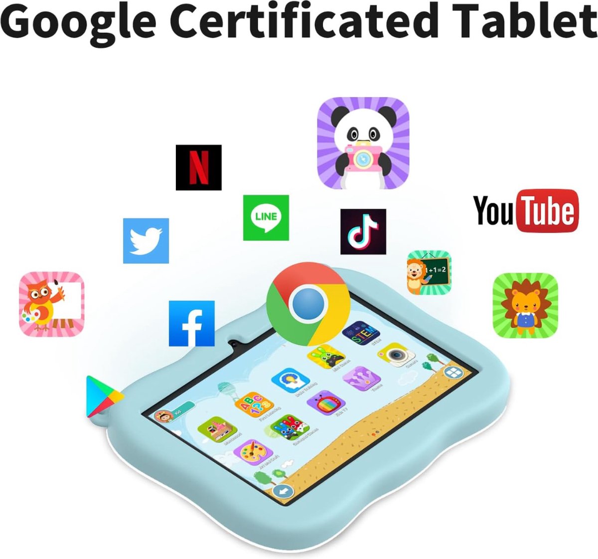 Equivera Kindertablet Kids Tablet Vanaf 3 Jaar Limited Edition