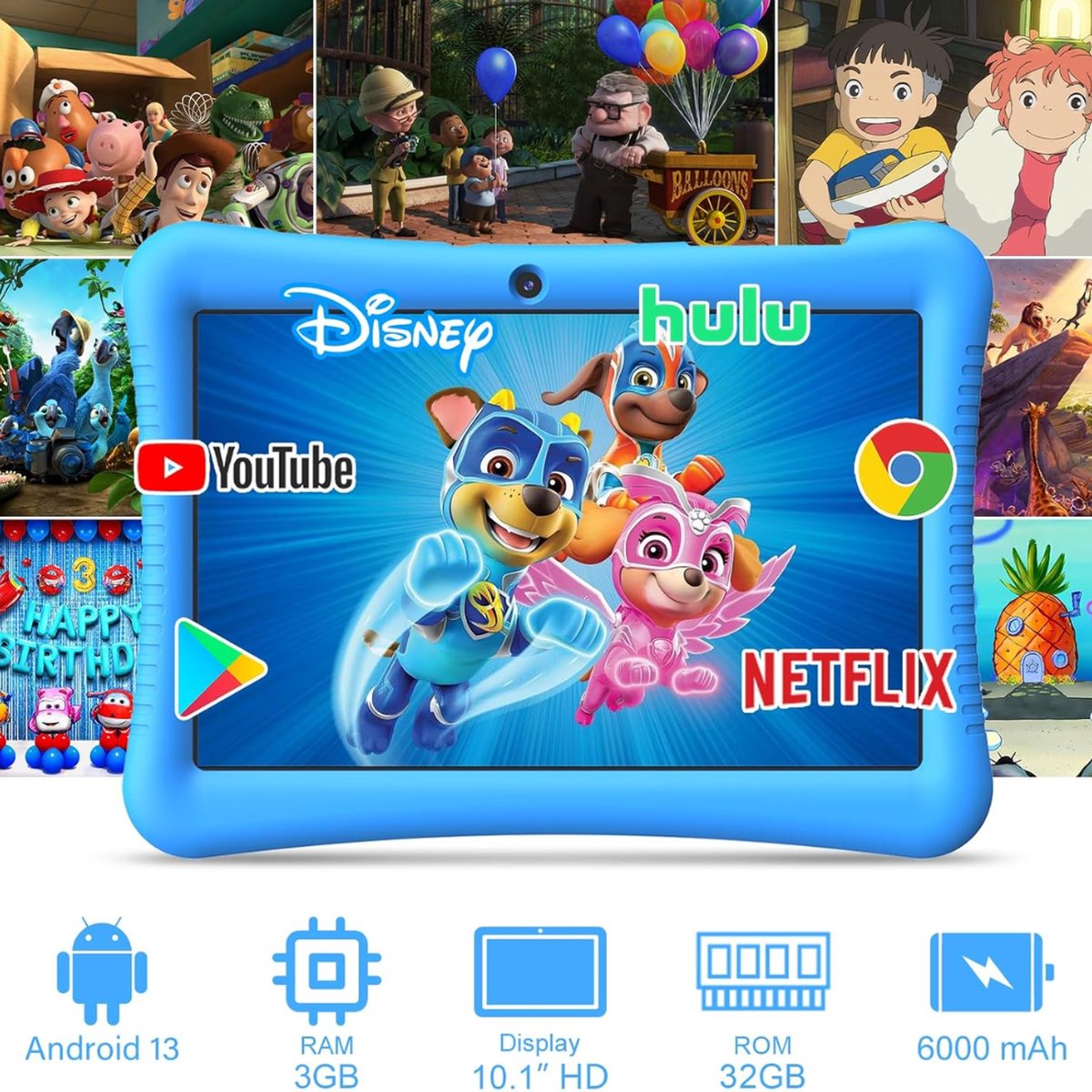 Equivera Kindertablet Kids Tablet Vanaf 3 Jaar Limited Edition