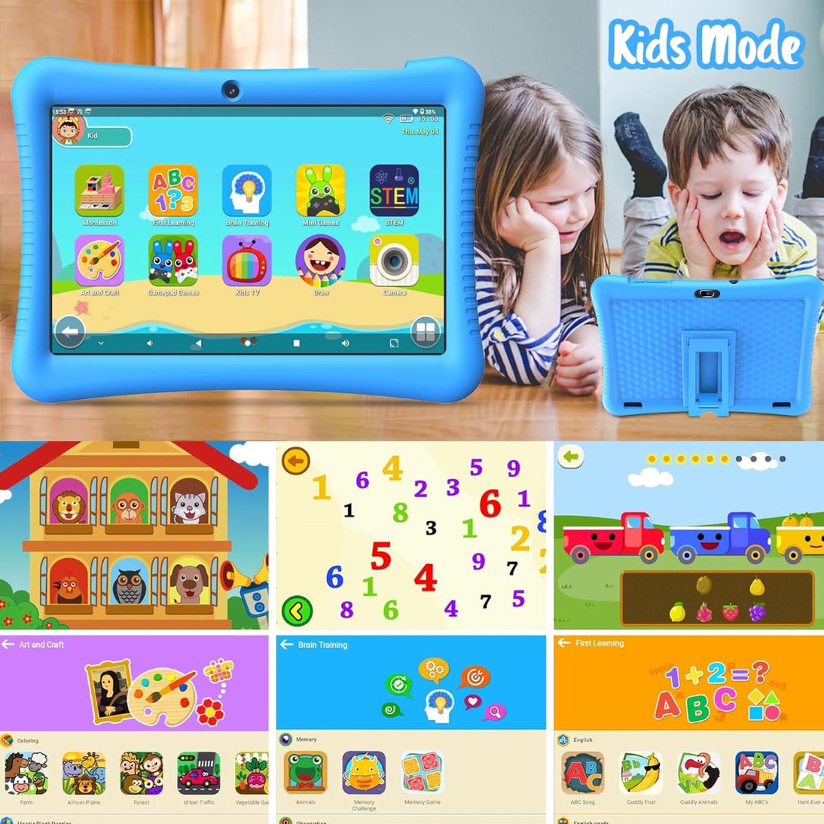 Equivera Kindertablet Kids Tablet Vanaf 3 Jaar Limited Edition