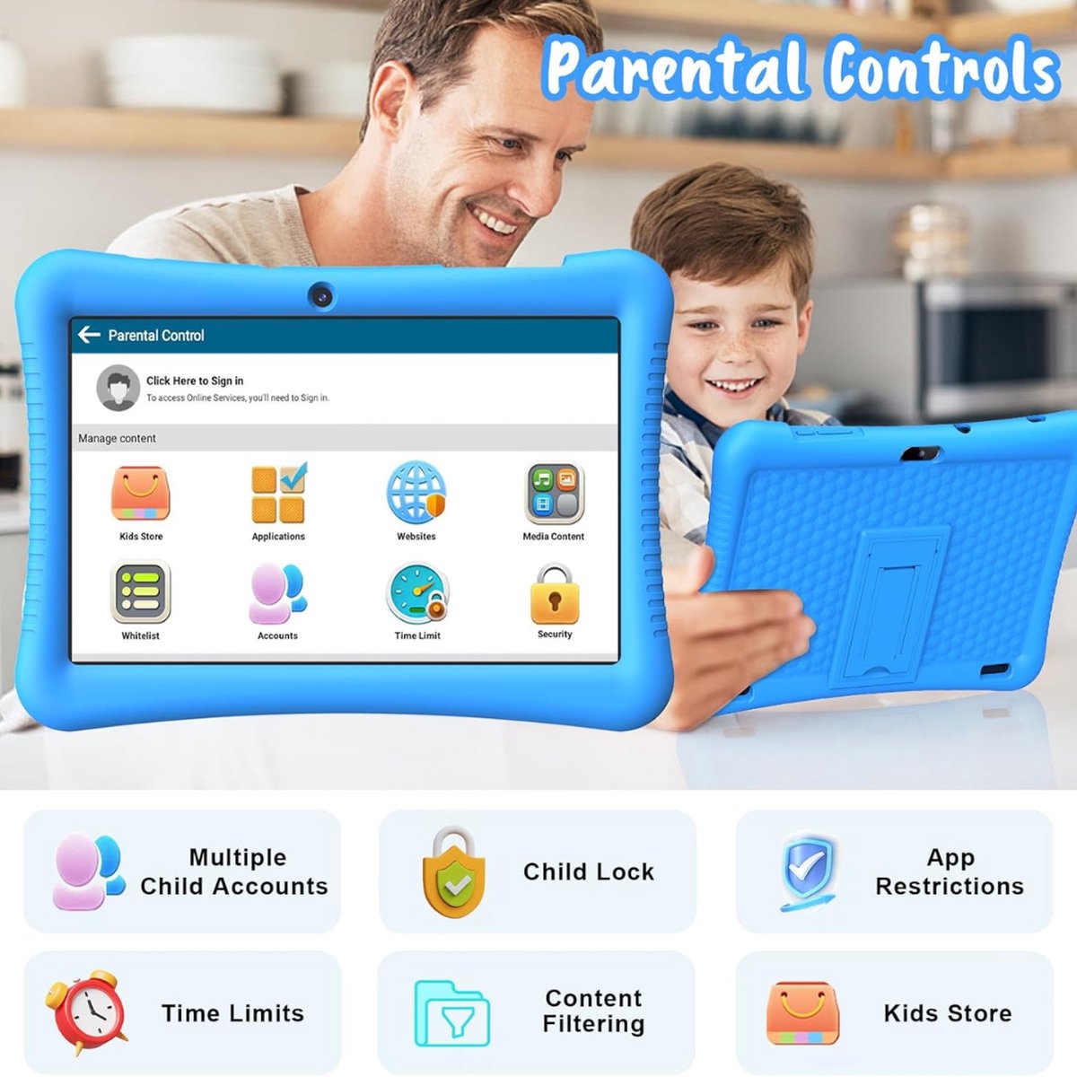 Equivera Kindertablet Kids Tablet Vanaf 3 Jaar Limited Edition
