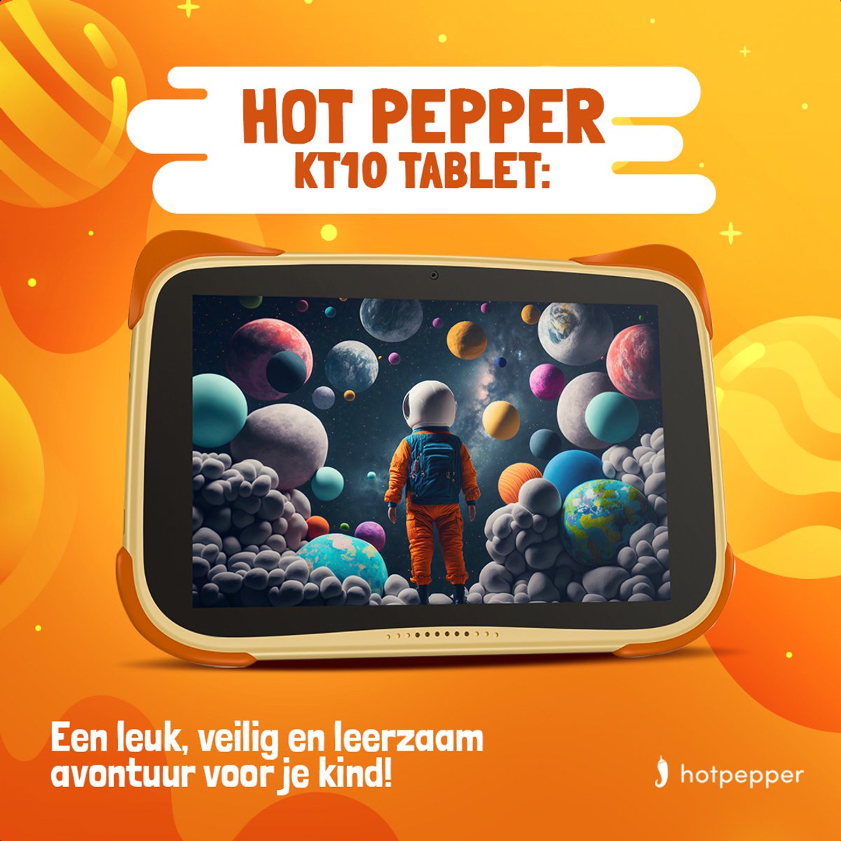 Hot Pepper KT10 8'' Kindertablet Android 13 32GB WiFi