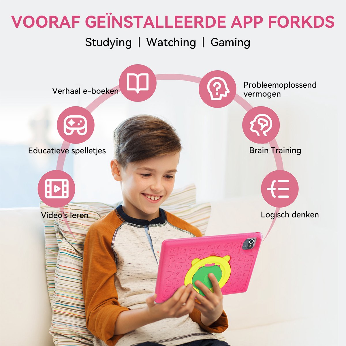 Hotlight KT1006 Kindertablet 10.1 inch Roze