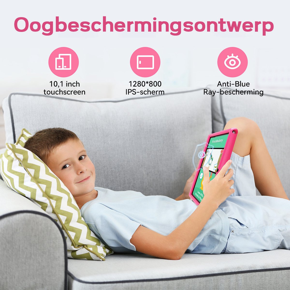 Hotlight KT1006 Kindertablet 10.1 inch Roze