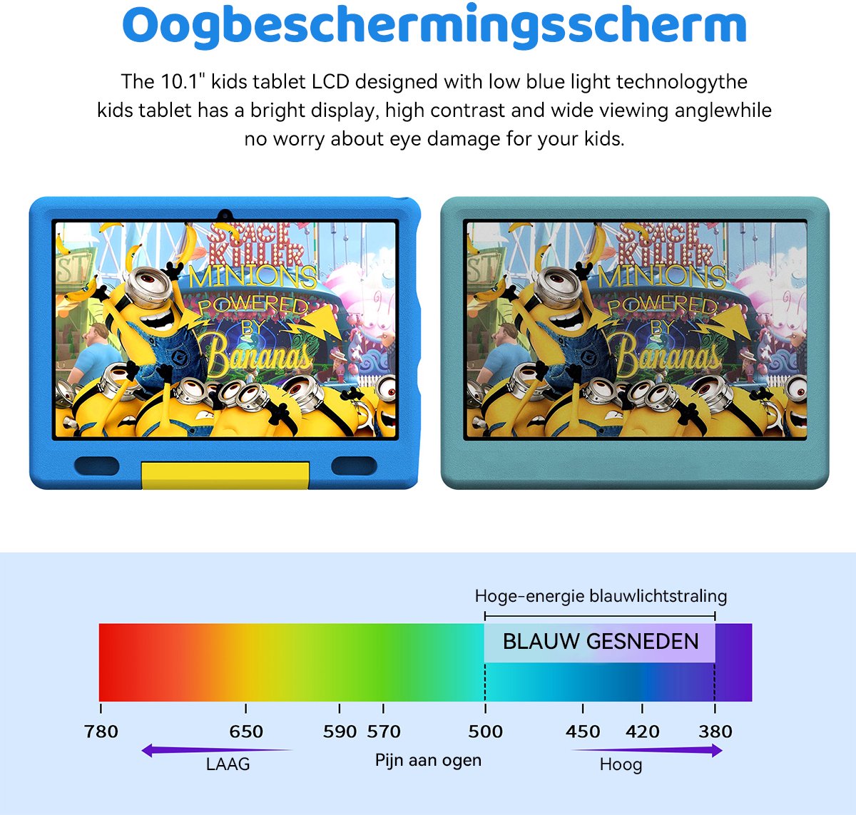 Hotlight KT1007 Kindertablet 10.1 inch Blauw
