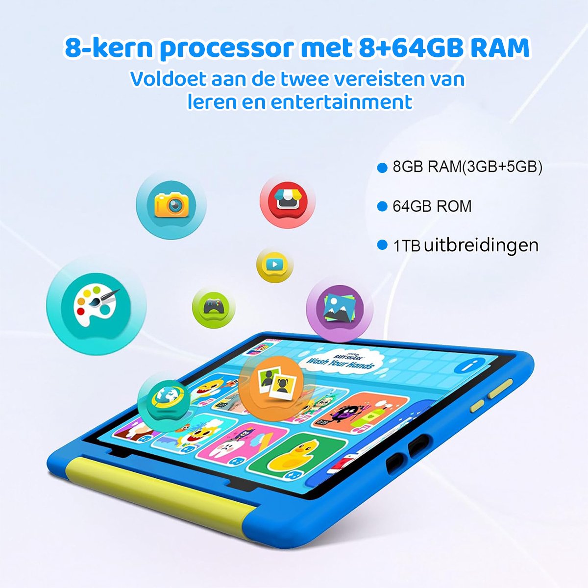 Hotlight KT1016 Kindertablet 10.1 inch Blauw