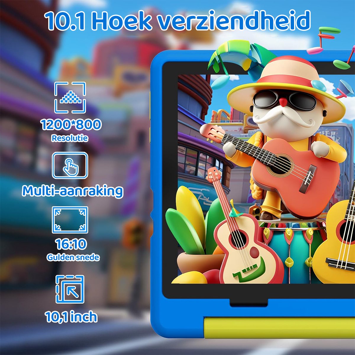 Hotlight KT1016 Kindertablet 10.1 inch Blauw
