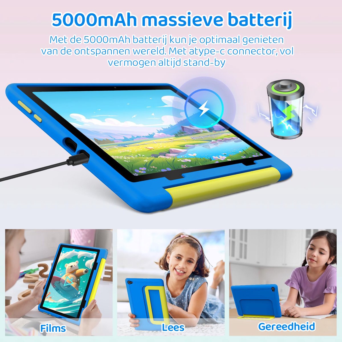 Hotlight KT1016 Kindertablet 10.1 inch Blauw