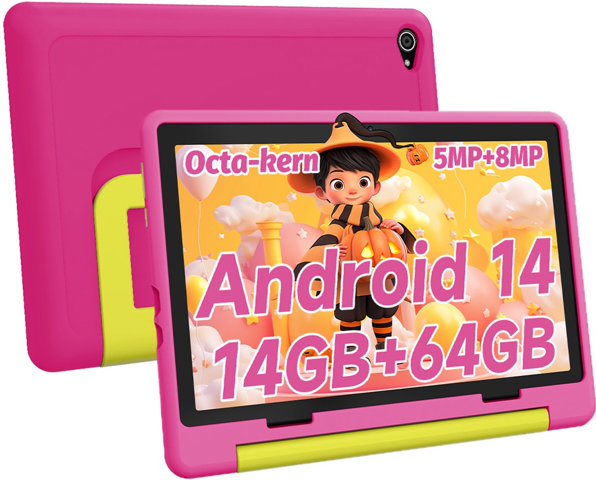 Hotlight KT1028 Android 14 10.1 inch roze tablet
