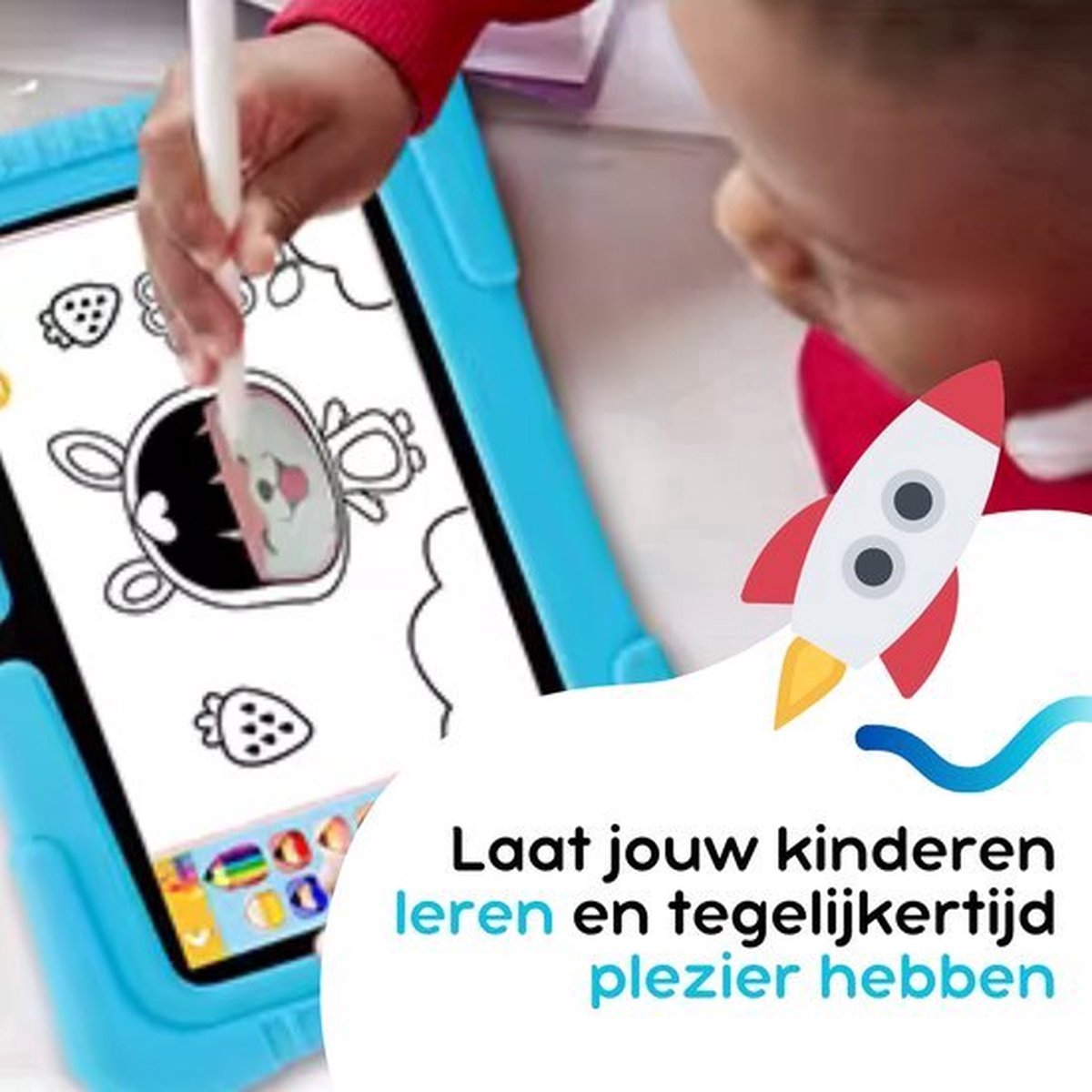 KidsTab Pro Kinder Tablet 7 Inch Blauw 16GB Android 8
