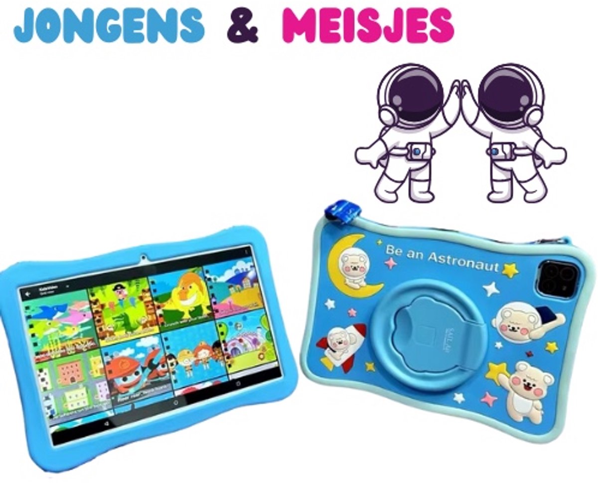 Kinder Tablet 10 Inch Android 14 64GB 2GB+6GB RAM SIM WiFi