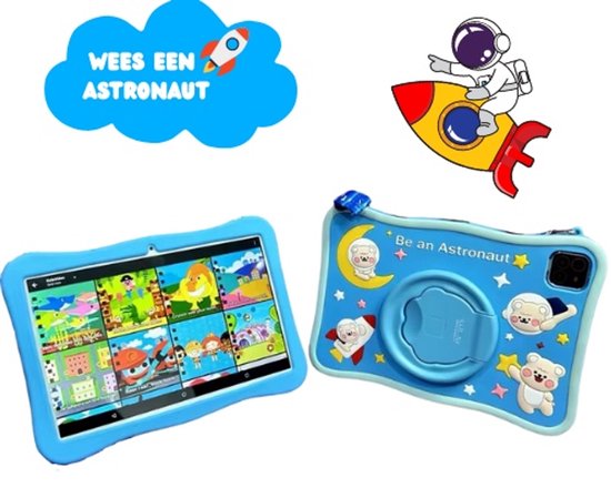 Kinder Tablet 10 Inch Android 14 64GB 2GB+6GB RAM SIM WiFi