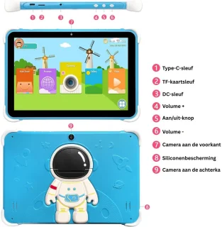 Kindertablet 3+ - Tablet voor kinderen