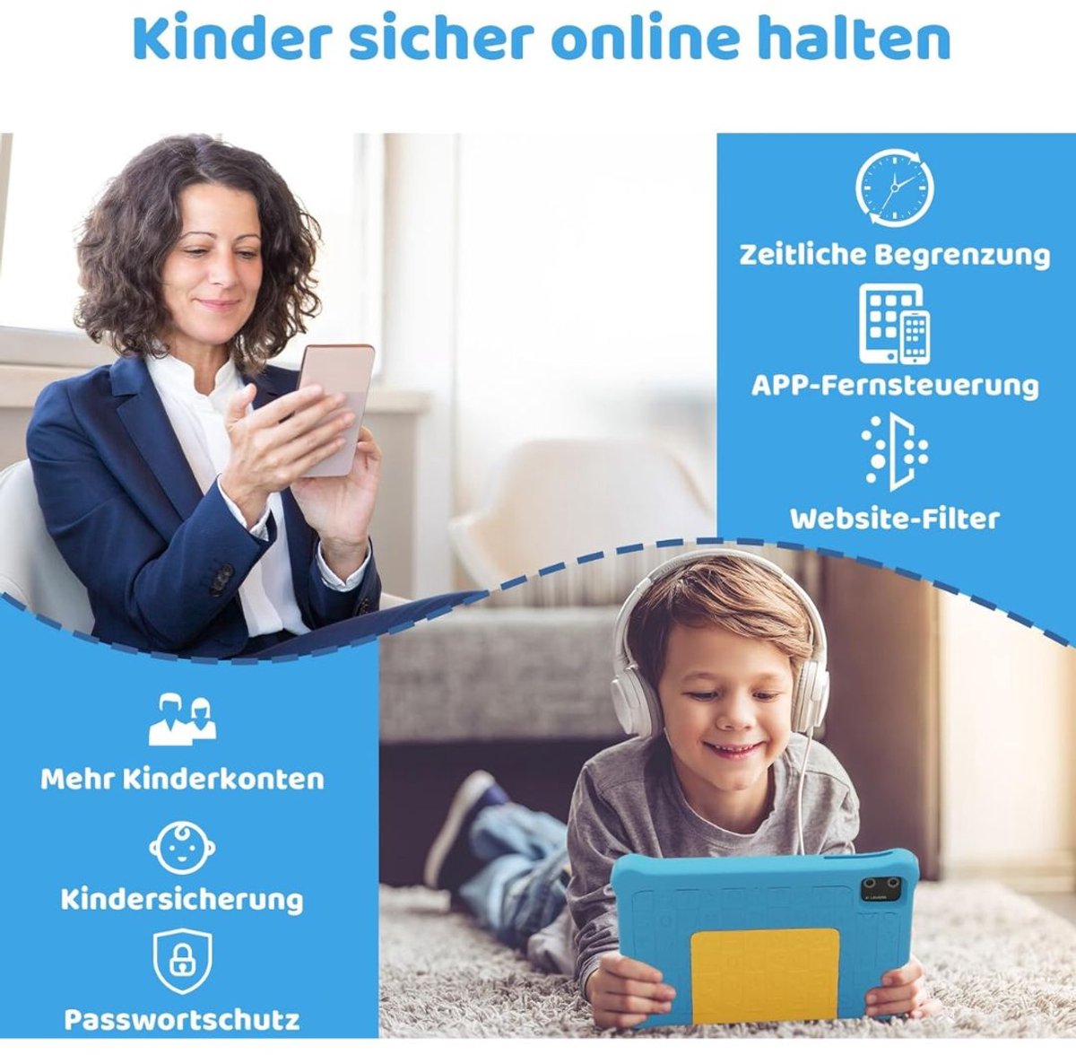 Kindertablet 7 inch 32 GB vanaf 3 jaar
