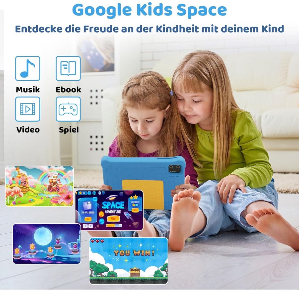 Kindertablet 7 inch 32 GB vanaf 3 jaar