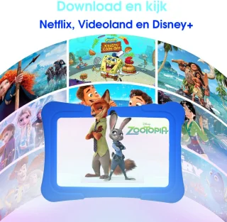 Kindertablet 7 Inch 32GB Blauw Android 11