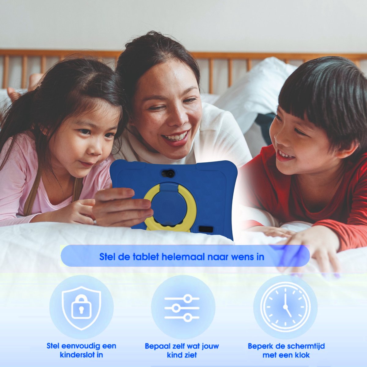 Kindertablet 7 Inch 32GB Blauw Android 11