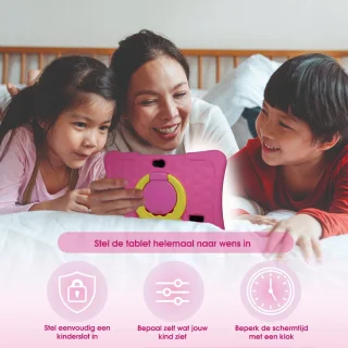Kindertablet 7 Inch 32GB Roze Android 11
