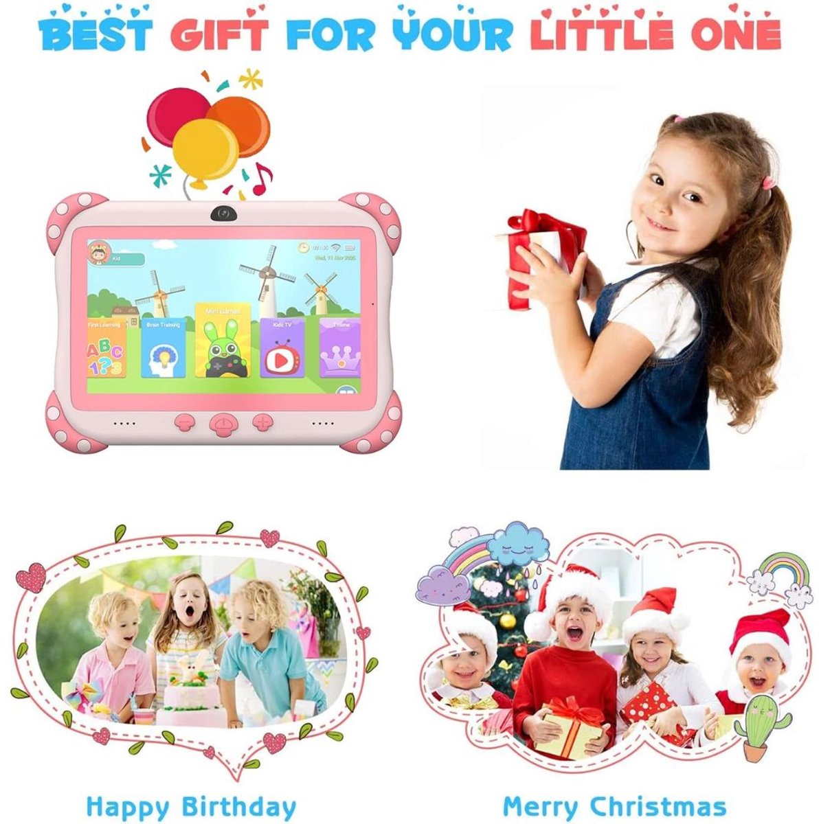Kindertablet 7 inch 32GB vanaf 3 jaar