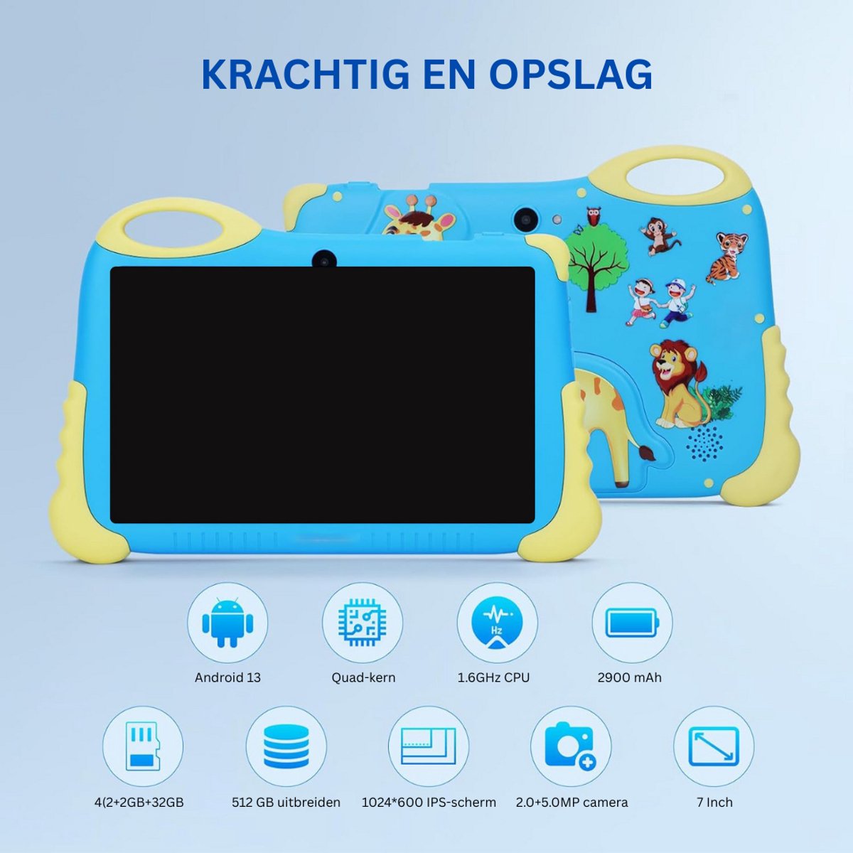 Kindertablet 7 Inch 4GB Vanaf 3 Jaar