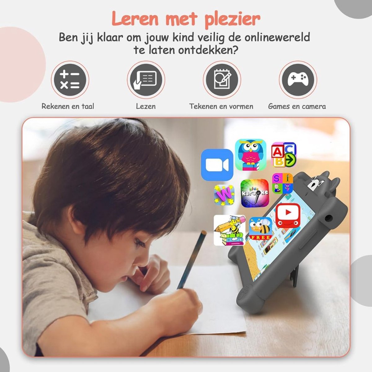 Wat vinden we goed aan de Kindertablet 7 inch 96GB