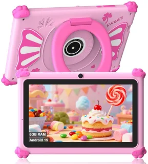 Kindertablet 7 inch – Android-tablet – Roze