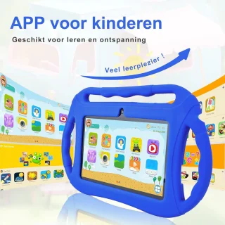 Kindertablet 7 Inch Blauw Android 2GB RAM 32GB ROM