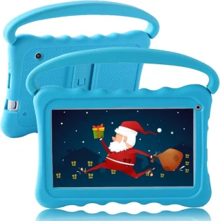 Kindertablet 7 inch met stootvaste hoes, wifi en camera – kleuren