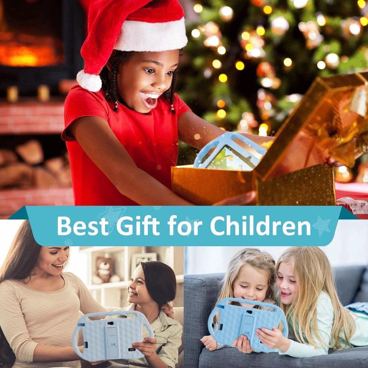 Kindertablet Blauw 7 inch 16 GB inclusief kinderhorloge