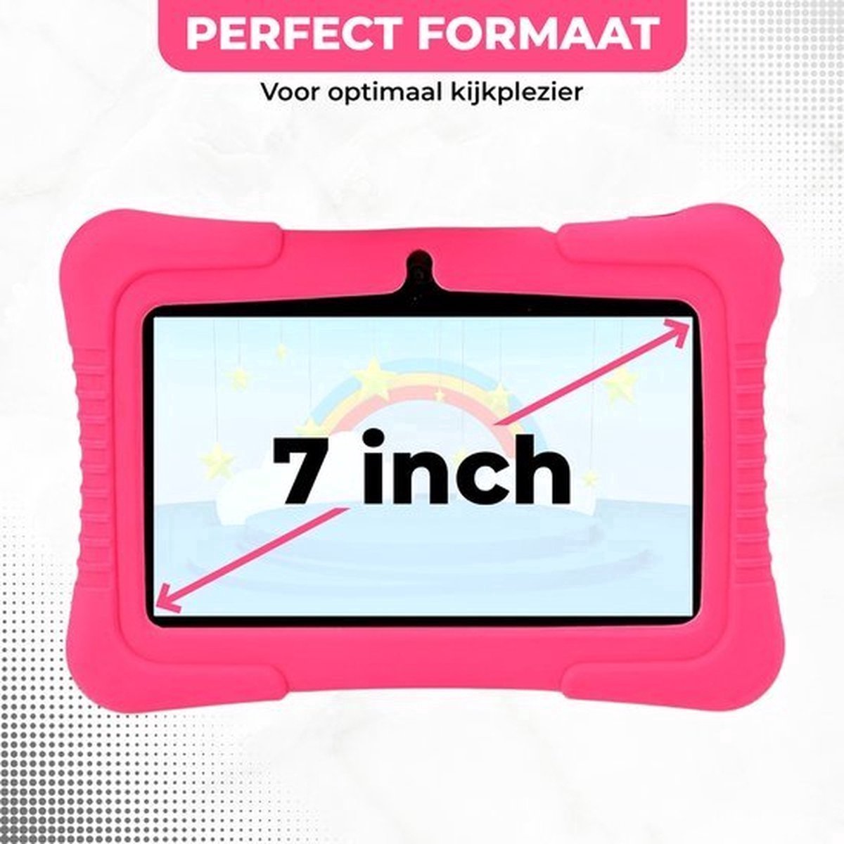 Kindertablet Pro 7 Inch Roze Android 7