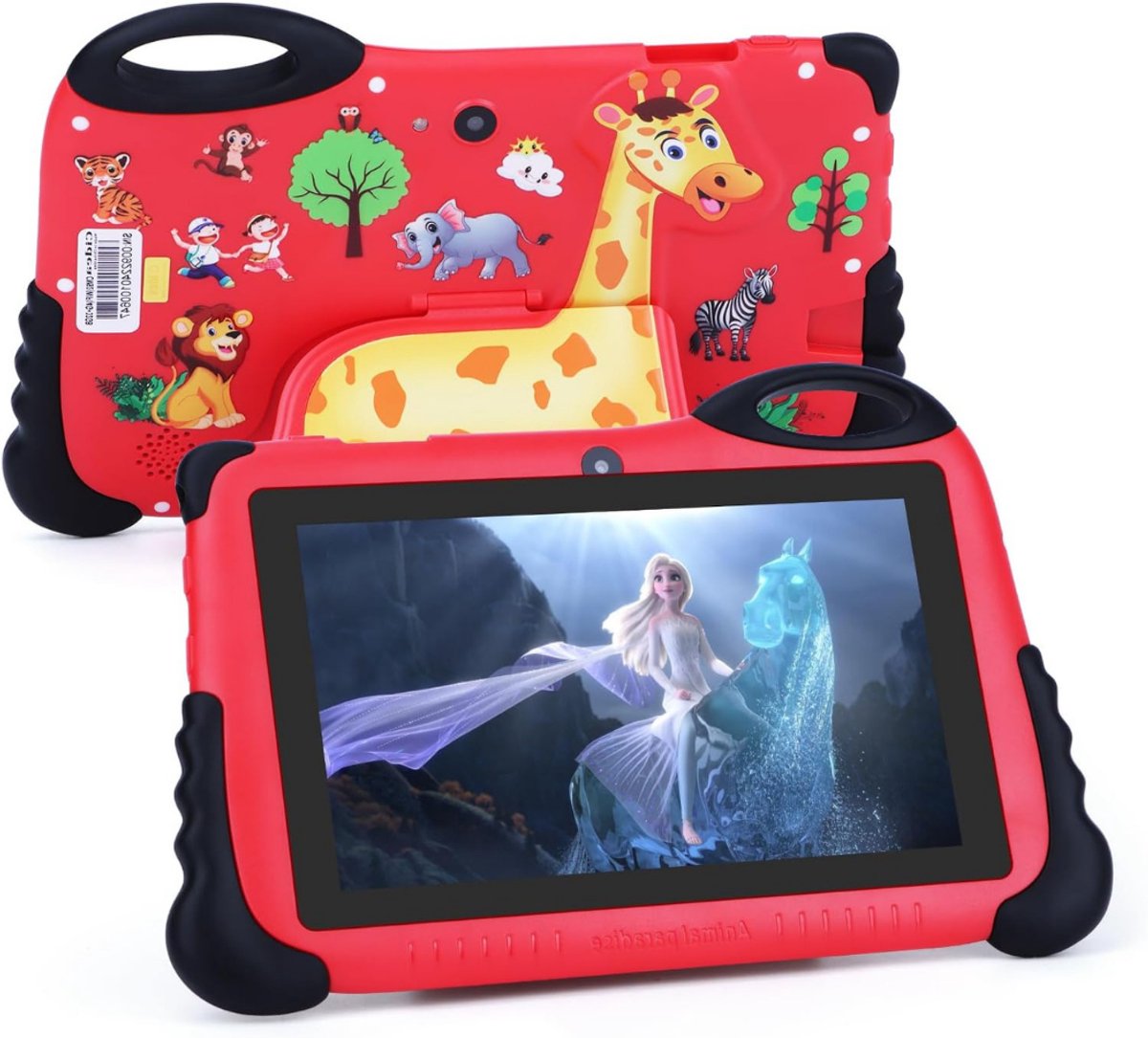 Kindertablet Rood Android 13 met Beschermhoes