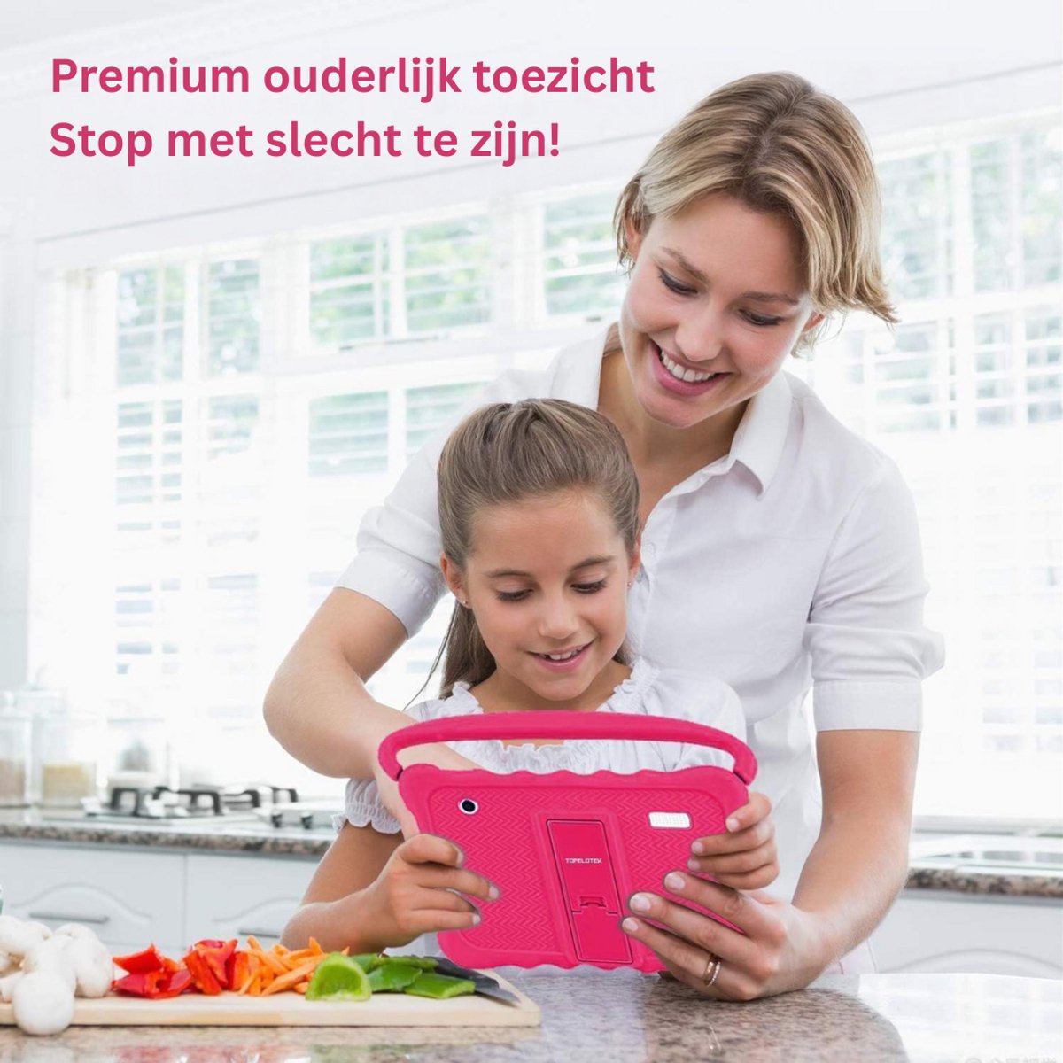 Kindertablet Roze voor 3+ Jaar