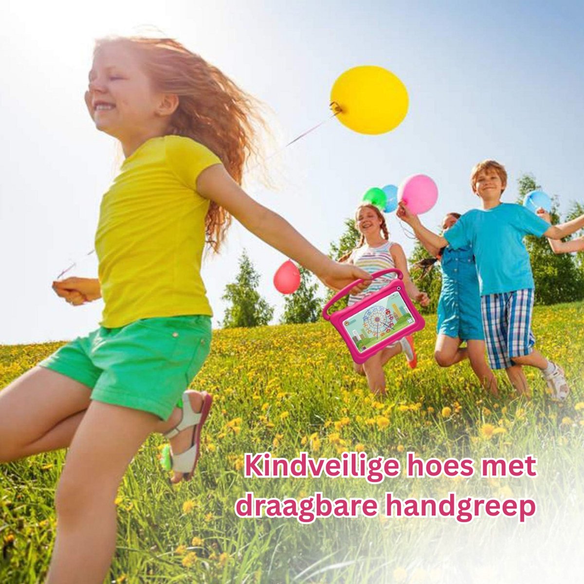 Kindertablet Roze voor 3+ Jaar