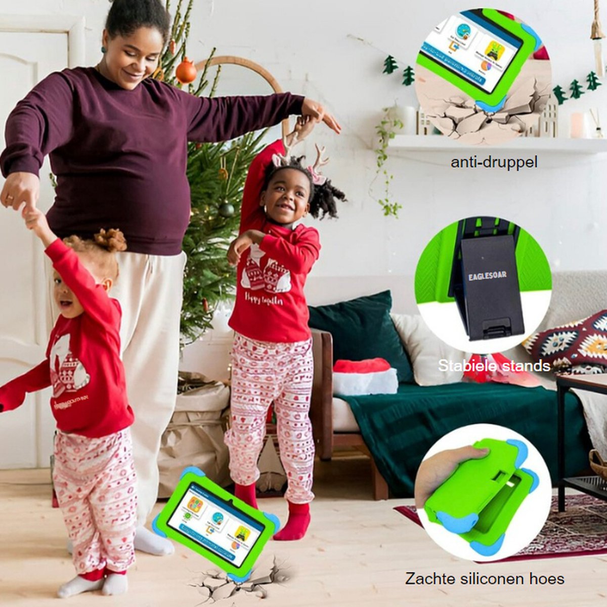 Kindertablet Wifi Quad-core IPS HD Display Vanaf 3 Jaar