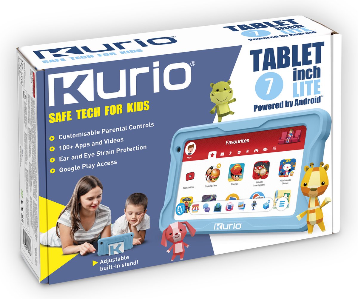 Kurio TAB Lite 7 Inch 32GB Kindertablet Blauw