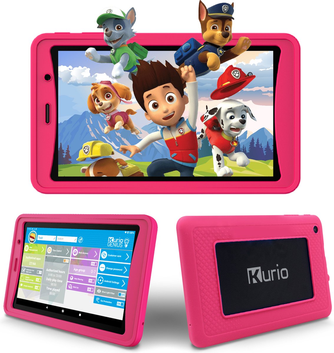 Kurio TAB Ultra Kindertablet Paw Patrol Roze 7 inch 32GB