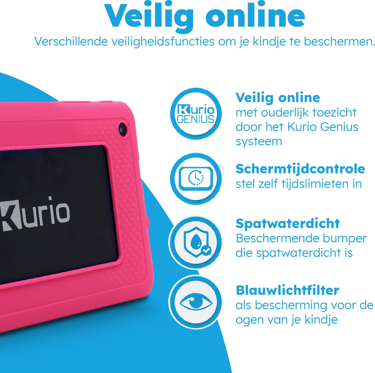 Kurio TAB Ultra Kindertablet Paw Patrol Roze 7 inch 32GB